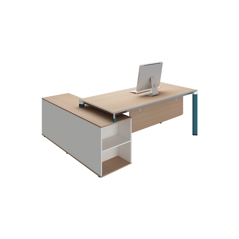 迪欧 DIOUS 老板桌 办公桌 现代简约 班台 主管桌 经理桌 创美系列 原木色2.0米