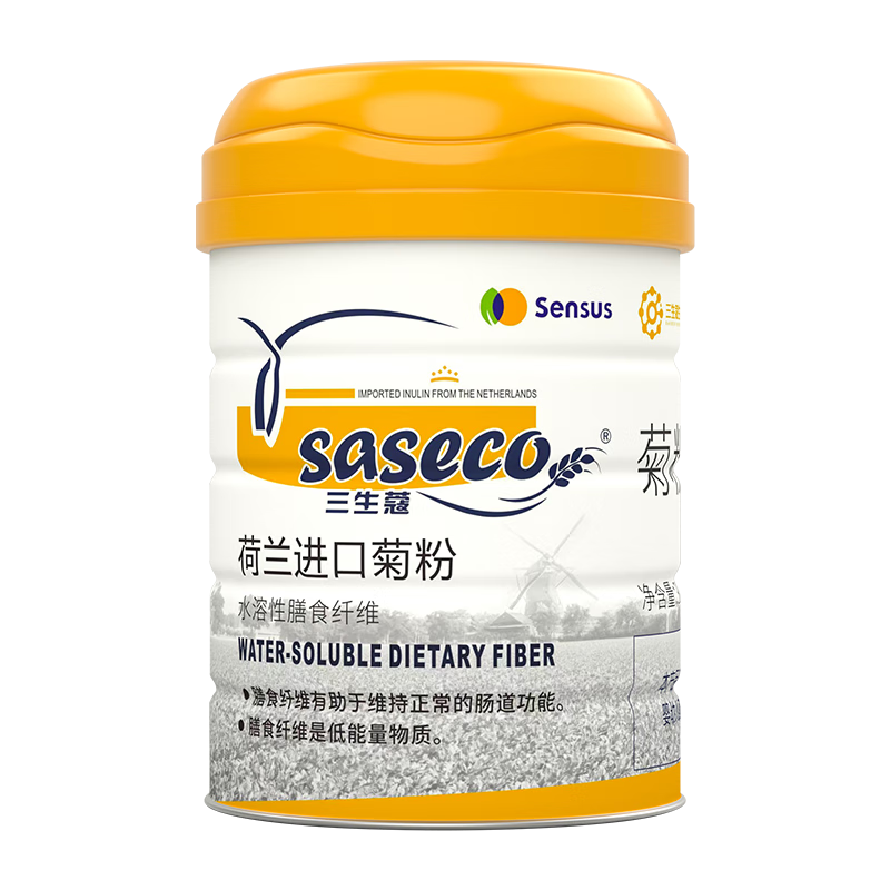 三生蔻荷兰进口菊粉水溶性膳食纤维粉益生元自低聚果糖营厂家直销同款 300g1罐（工厂价直销）