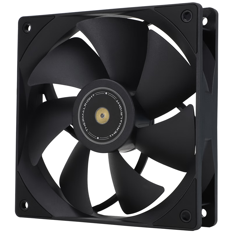 Thermalright(利民) TL-G12B 黑色12cm机箱风扇 液压 轴承 4PIN PWM 风扇 串接PWM接头 1500调速风扇