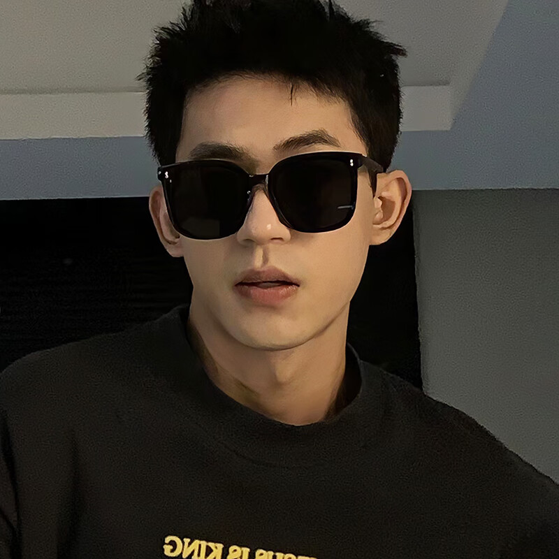 波龙gm新款墨镜男士大框大脸显瘦痞帅偏光防紫外线太阳镜女潮近视眼镜