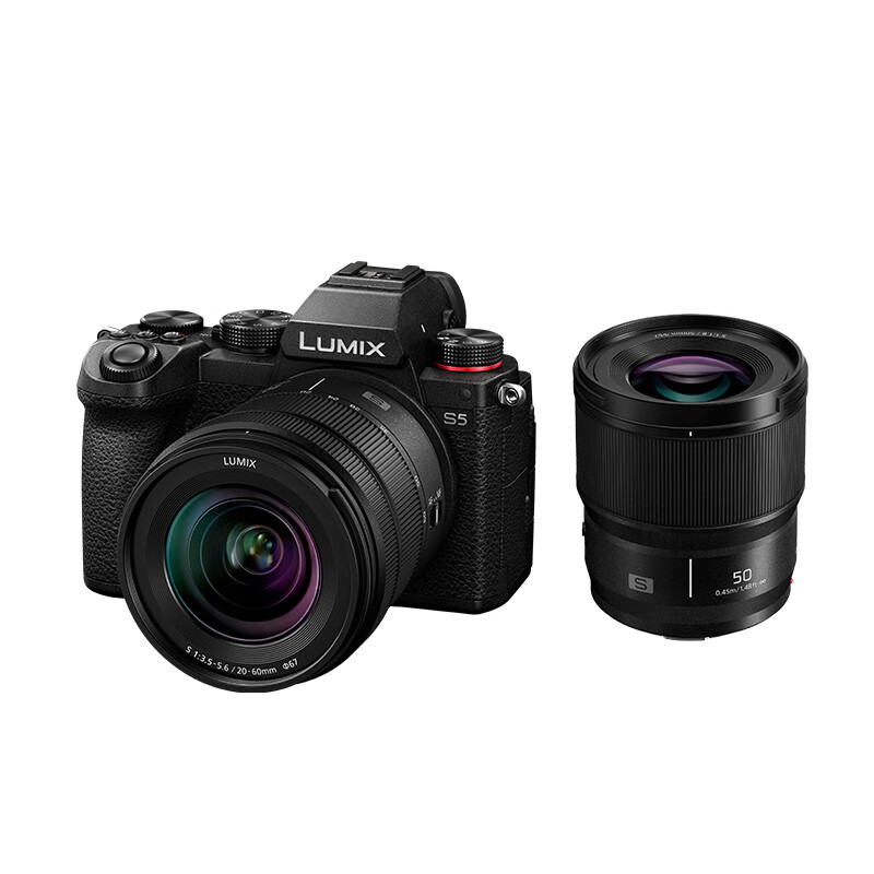 松下（Panasonic）S5K全画幅微单相机/无反/单电/数码相机  松下镜头20-60mm+ 50mm双镜头套机