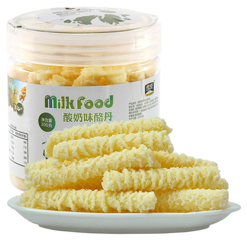 雪原酸奶奶酪 牛奶条 内蒙古特产 奶酪食品 休闲零食300g