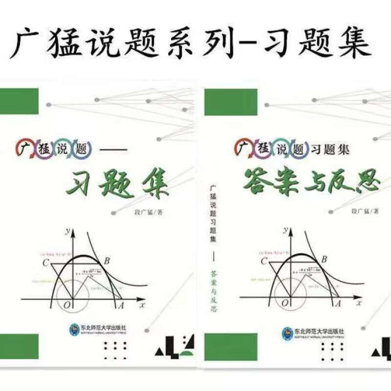 广猛说题-习题集(中考数学,段广猛著)原版黑印刷