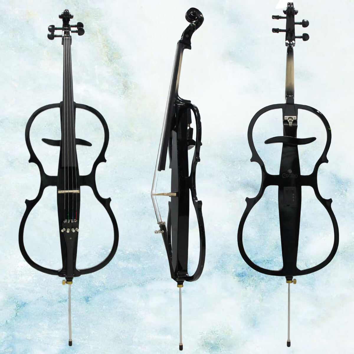 cecilio电子大提琴静音专业演奏款电子大提琴初学者成人套装进口品牌