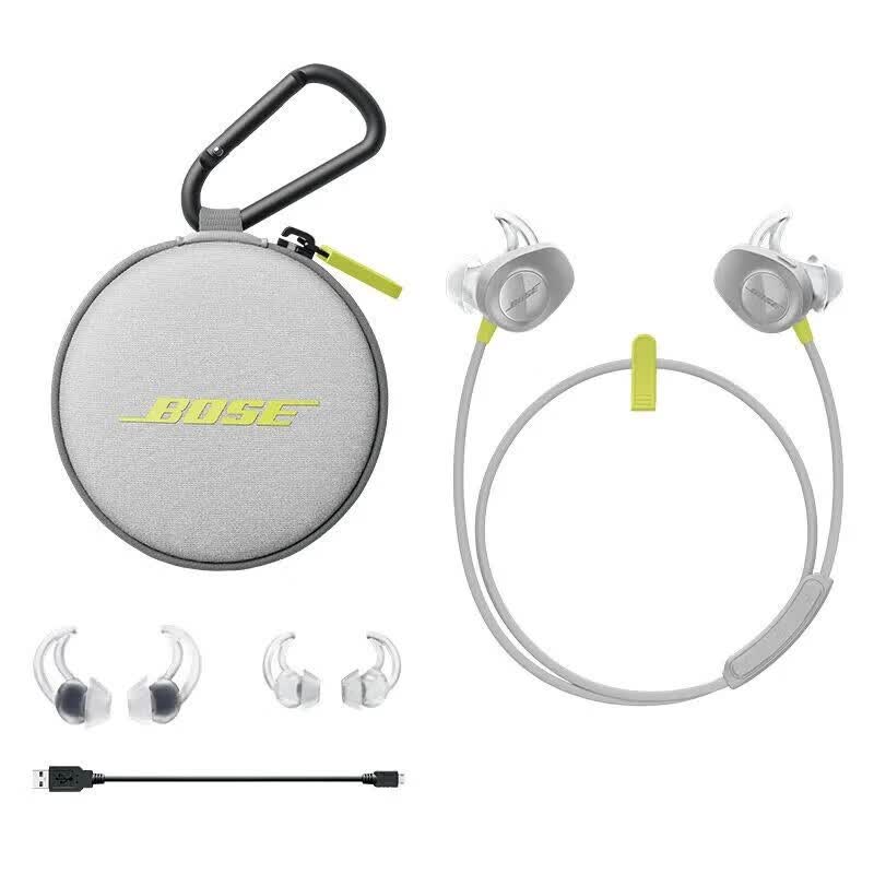 bosesoundsport wireless无线蓝牙耳机运动跑步博士boss低音耳麦 黄色