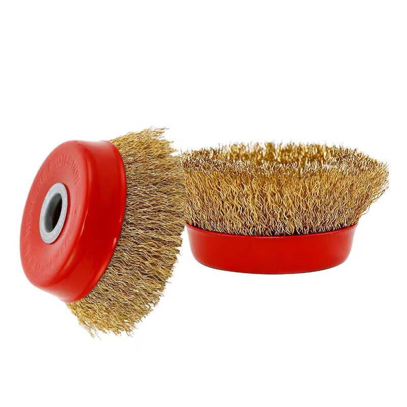 【精选】钢丝轮钢丝碗磨具打磨除锈砂轮片角磨机用钢丝刷金属除锈抛光
