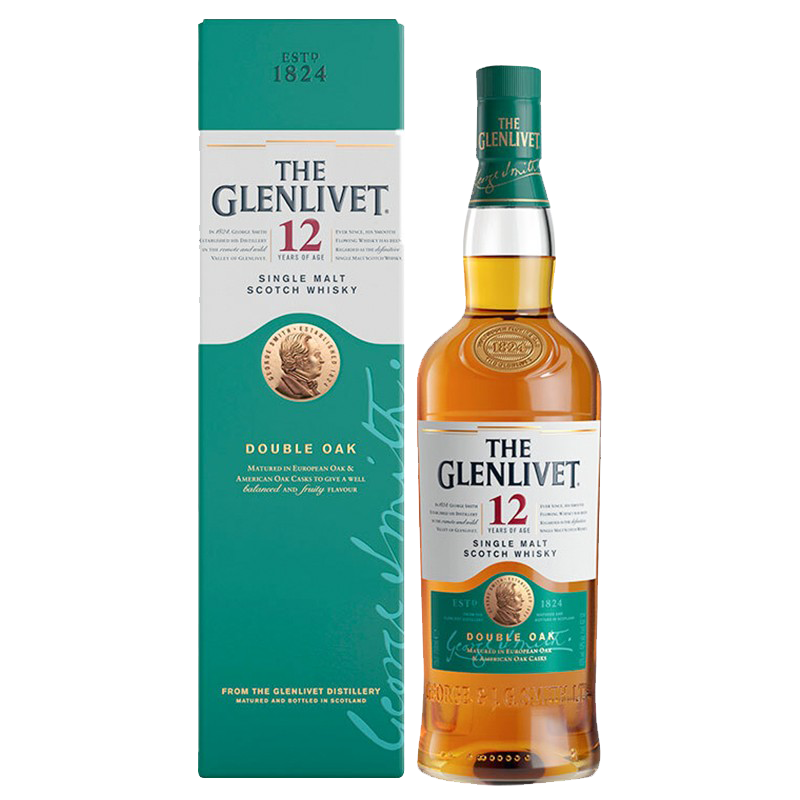 格兰威特（Glenlivet）12年 苏格兰 单一麦芽 威士忌 洋酒 700ml 1号会员店100028654490