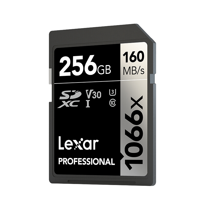 Lexar 雷克沙 SDXC 1066X SD存储卡 256GB（UHS-I、V30、U3）