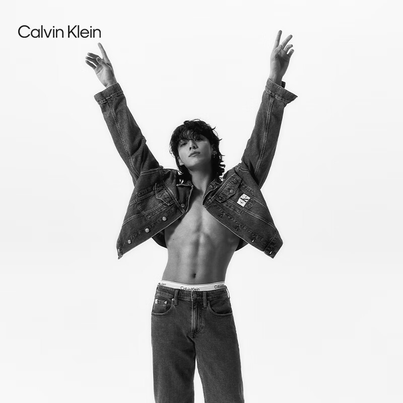 Calvin Klein 内衣【田柾国同款摩登引力带】男两条装棉质防夹臀内裤NB1086 BHY-太空黑/大理石灰 L怎么看?