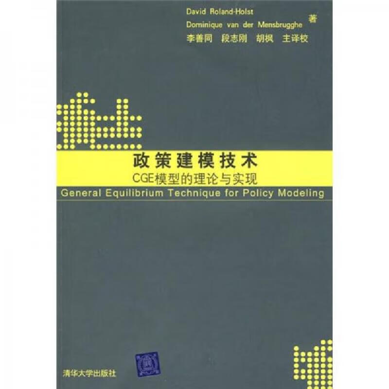 政策建模技术：CGE模型的理论与实现