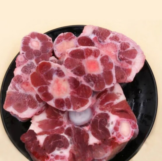 京战 牛尾骨新鲜冷冻牛尾巴牛骨头整根带肉1500g