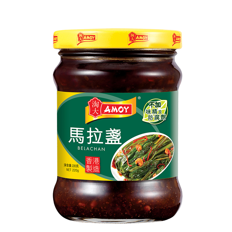 AMOY 淘大 进口马拉盏越南风味海鲜酱香辣调味料东南亚风味虾酱虾膏220g