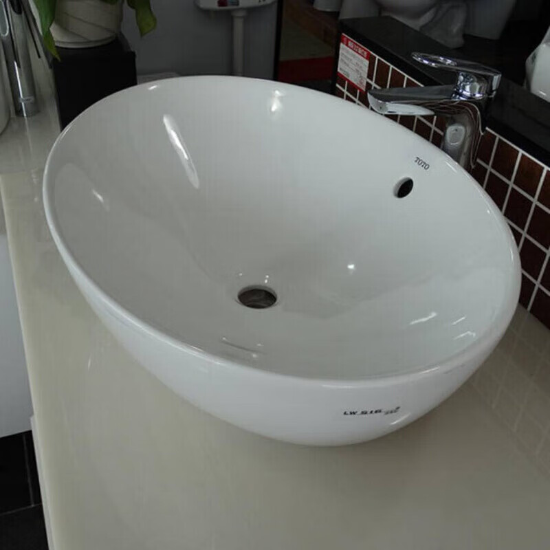 toto东陶台上盆洗手盆lw516 lw387 lw366陶瓷桌上式洗脸盆台盆 lw516b