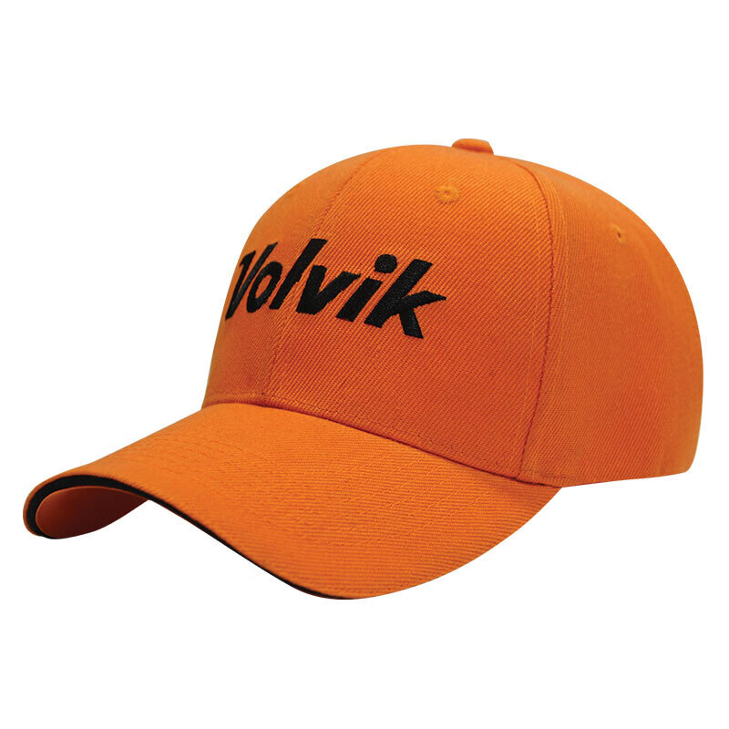 Volvik高尔夫球帽 男女透 遮阳鸭舌帽 遮阳帽 高尔夫帽子 橘色 57