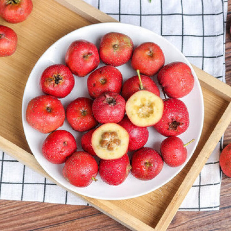 亲果力山楂果七月红 大金星山楂果 红果 冰糖葫芦原料山楂鲜果水果