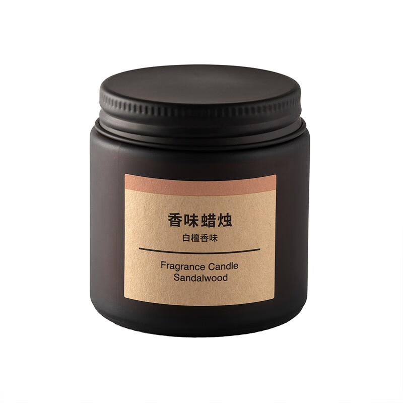 无印良品 MUJI 香味蜡烛 白檀香味 85g