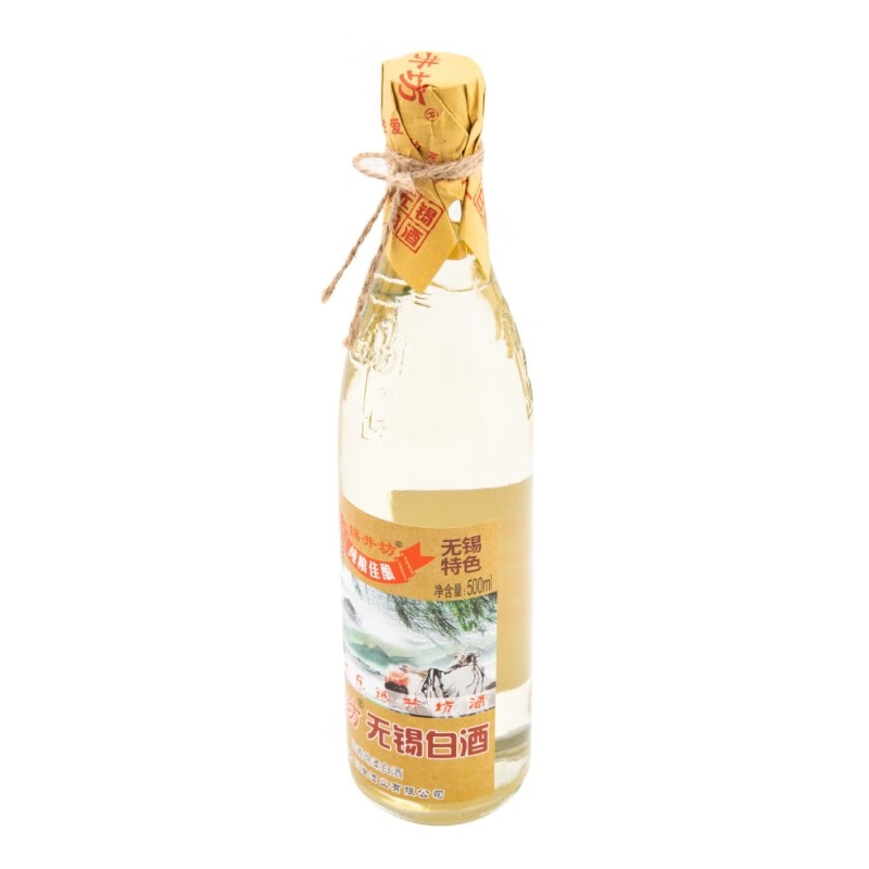 锡井坊无锡白酒纯粮佳酿浓香棉柔真纯粮酒 六瓶 53度