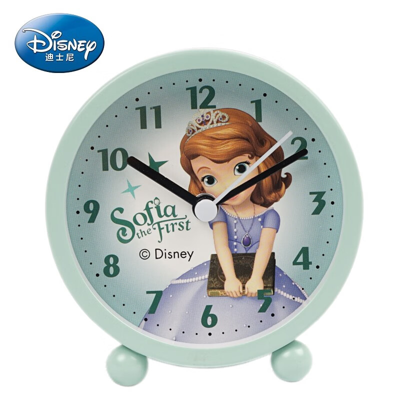 迪士尼（Disney）闹钟学生儿童闹铃卧室苏菲亚公主家居钟电子BB闹钟 NZ-063