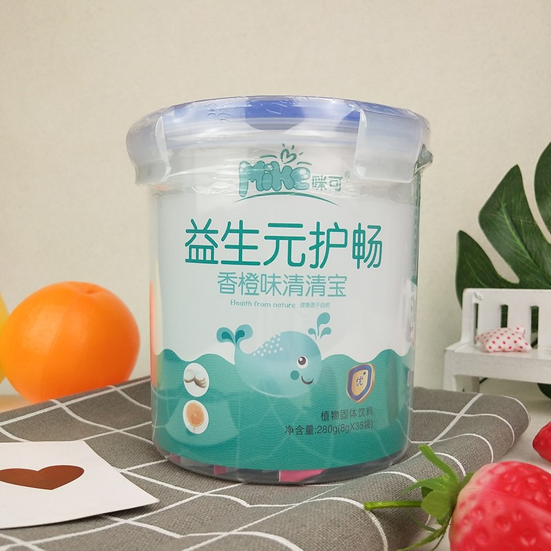 咪可清清宝奶粉伴侣280克(8克*35袋)金银花雪梨味袋袋装菊花 香橙味清