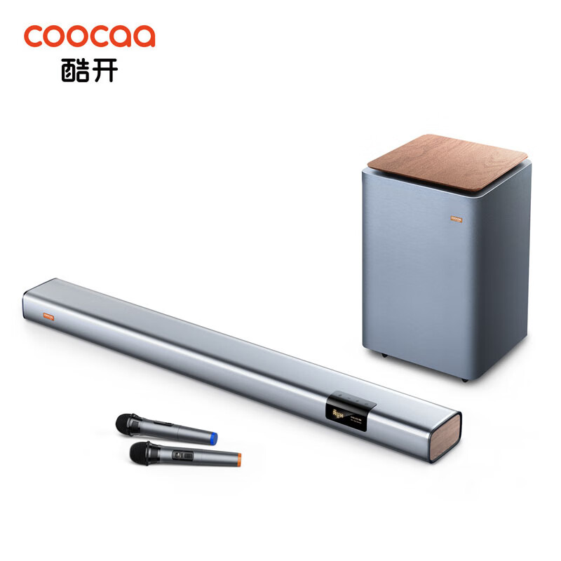 酷开创维 Live-2 电视音响 独立低音炮 家庭影院 回音壁5.1 客厅家用壁挂音箱 Soundbar套装