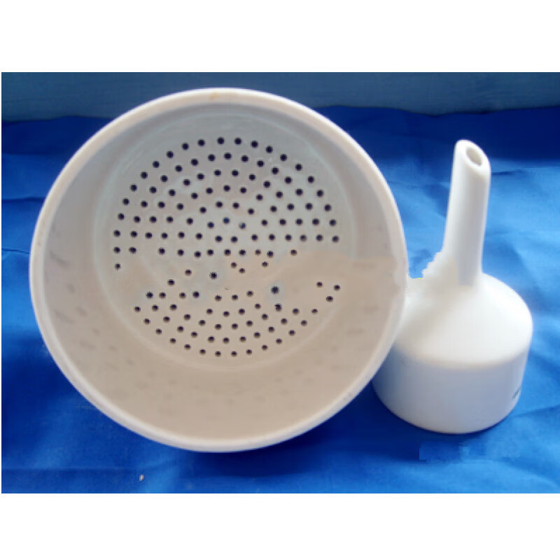 陶瓷漏斗10cm 布氏漏斗 100mm 抽滤漏斗 布什漏斗 过滤漏斗
