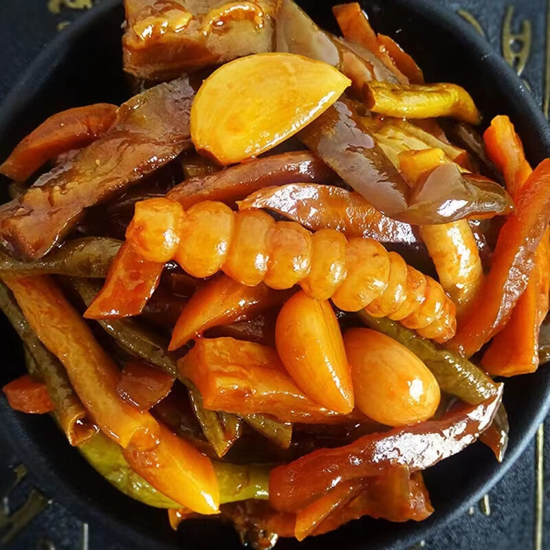 哺食旺东北酱八宝咸菜下饭菜沈阳小酱菜爽口脆什锦菜农家小咸菜500g