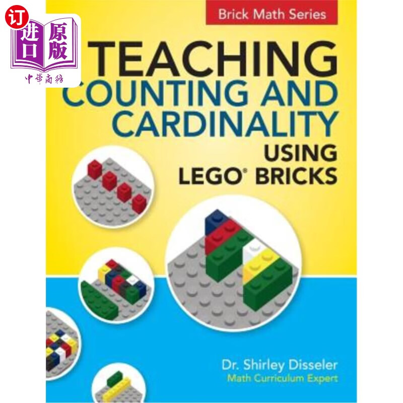 海外直订teaching counting and cardinality using lego bricks 用