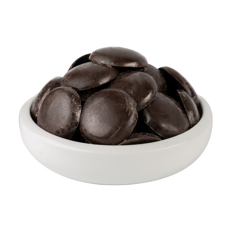 巧乐思可可液块无添加蔗糖纯可可脂黑巧克力边角料diy手工零食烘焙原料 400g西非进口原料-更划算主图4