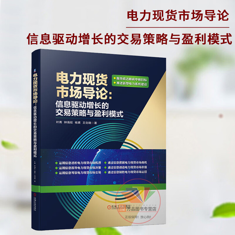 电力现货市场导论 信息驱动增长的交易策略