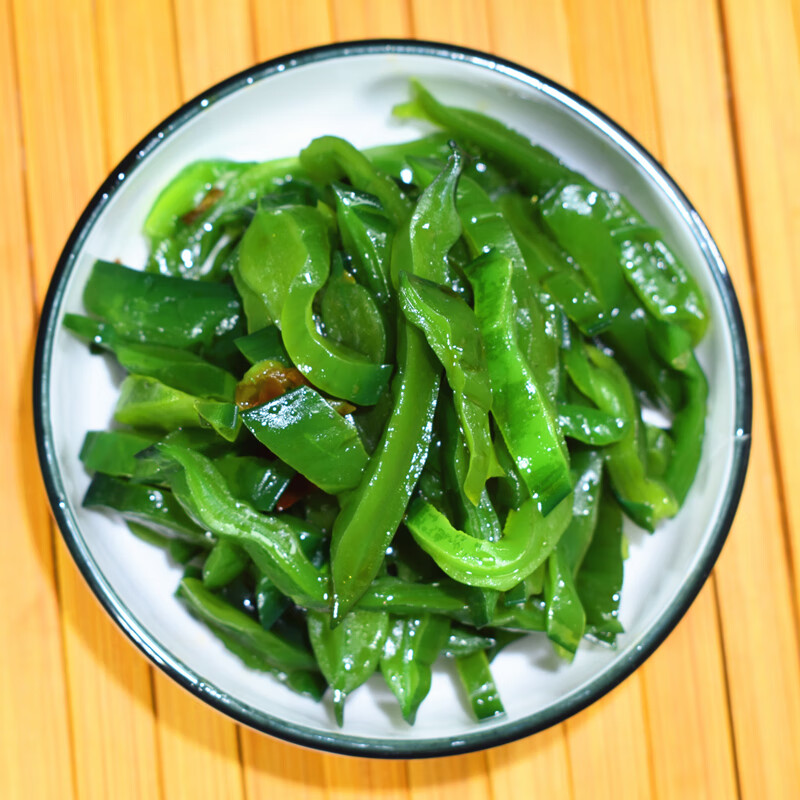 红油海白菜海藻裙带菜梗段香辣酱菜整箱10斤即食下饭菜散装咸菜 1斤