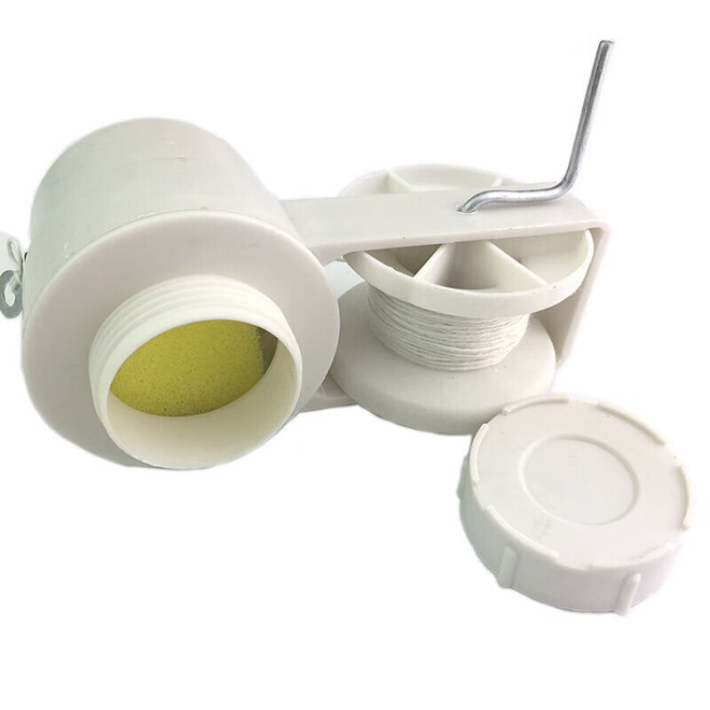 pvc墨斗 白墨斗 手动手摇式木工划线器墨斗装修施工弹线 带海绵款 1个