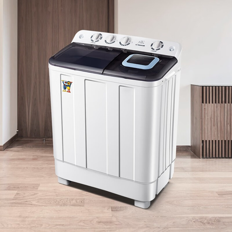 小鸭牌大容量半自动洗衣机小型家用双桶双缸波轮洗衣机洗脱两用带甩干 12公斤双桶洗衣机
