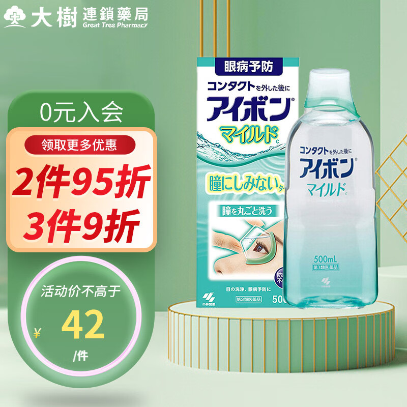 海外五官用药类商品推荐:小林制药眼药水价格走势及评价