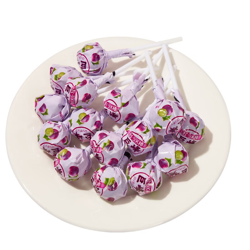 棒棒糖 酸甜水果糖儿童糖果休闲零食婚庆喜糖六一儿童节礼物 葡萄味
