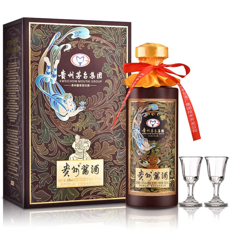 【买一赠一】53°茅台集团 贵州酱酒 七窖优品500ml  单瓶 酱香型白酒 贵州 高度白酒 酒仙网