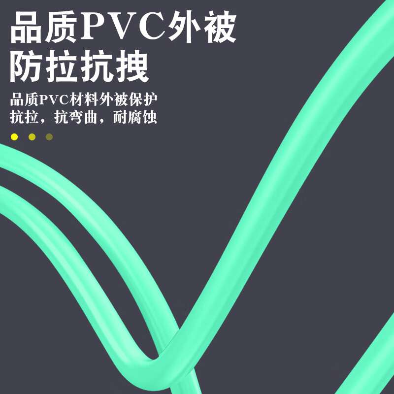 汉维电信级10G/40G/100G多模万兆SC/LC/FC/ST光纤跳线OM3/OM4光纤线跳纤双芯尾纤方头小方头圆头挂口 LC-LC多模万兆【OM4】 3米