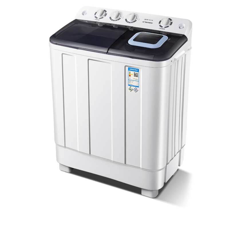 奥克斯（AUX）半自动 洗衣机 大容量 家用宿舍双桶双缸洗脱分离大容量宾宾馆商用洗衣机 半自动16.5公斤（洗涤10公斤+脱水6.5公斤）