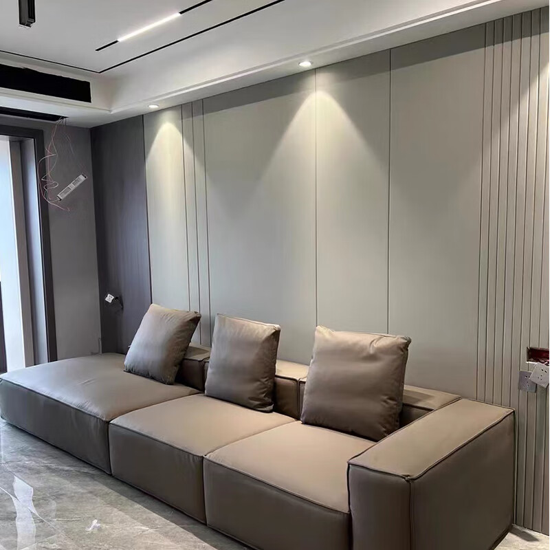 妙普乐硬包背景墙 床头硬包背景墙卧室软包背景墙现代轻奢客厅沙发