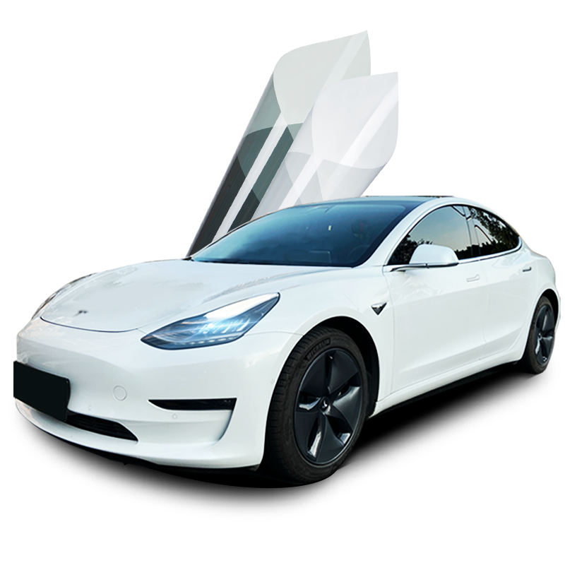 美基（MZJJ）適用特斯拉MODEL3 Y汽車貼膜車膜隔熱防曬車窗玻璃防爆太陽全車膜 專車用【氮化鈦陶瓷10系】全車膜