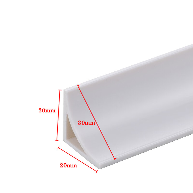电网倒角线条 变电站倒角条 半径20mm倒角线条 混凝土倒角 白色l型无