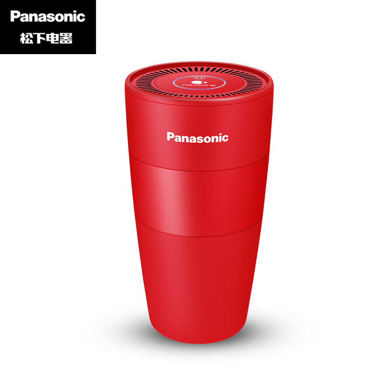 松下（Panasonic）F-GPT01C 纳诺怡水离子发生器 便携除菌杯 除异味抑制过敏原 红色