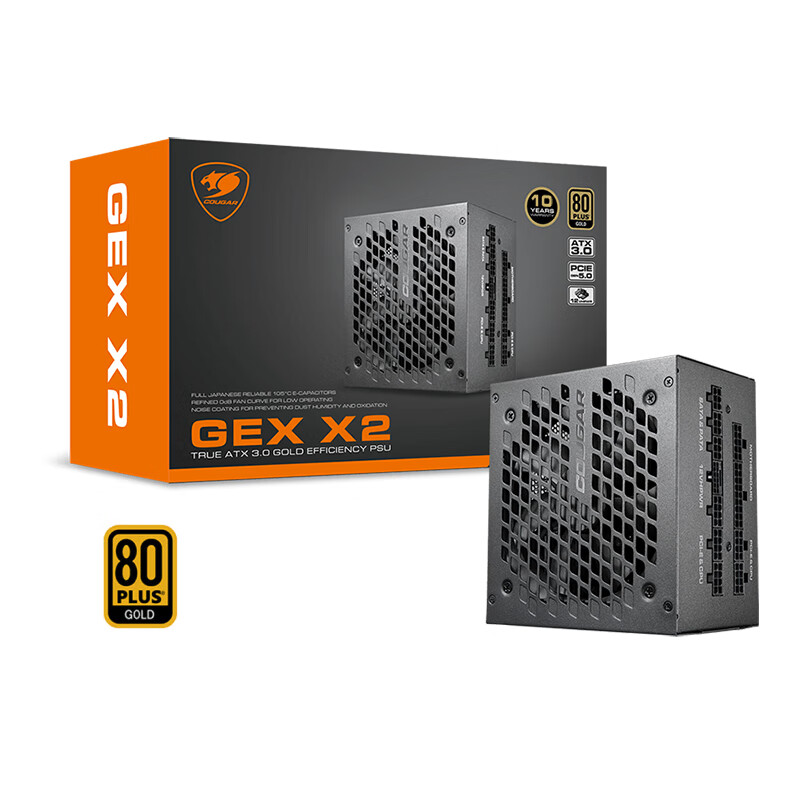 骨伽 GEX X2 金牌全模组电源发布：ATX 3.0、PCle 5.0，首发价 899 元起