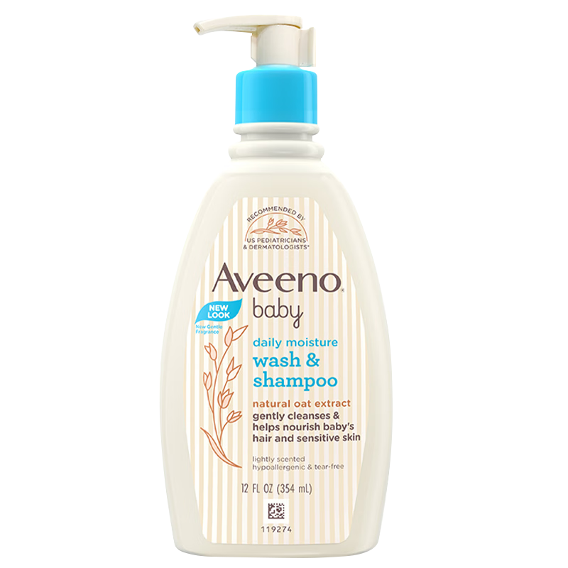 Aveeno 艾惟诺 每日倍护系列 婴幼儿洗发沐浴露 354ml 压泵装