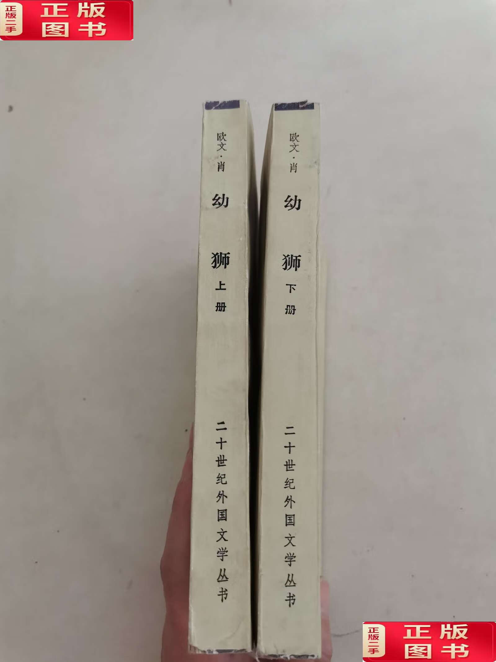 【二手9成新】幼狮(上下) /欧文·肖,陆谷孙 上海译文