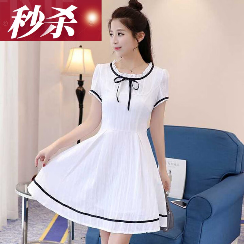 宾容 2021初中高中生连衣裙13-1夏季中学生裙子夏12-14少女孩夏装16