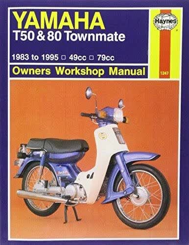 预订 Yamaha T50 & 80 Townmate (83 - 95) Haynes Repair Manual