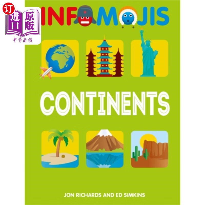 海外直订infomojis: continents infomojis:大陆