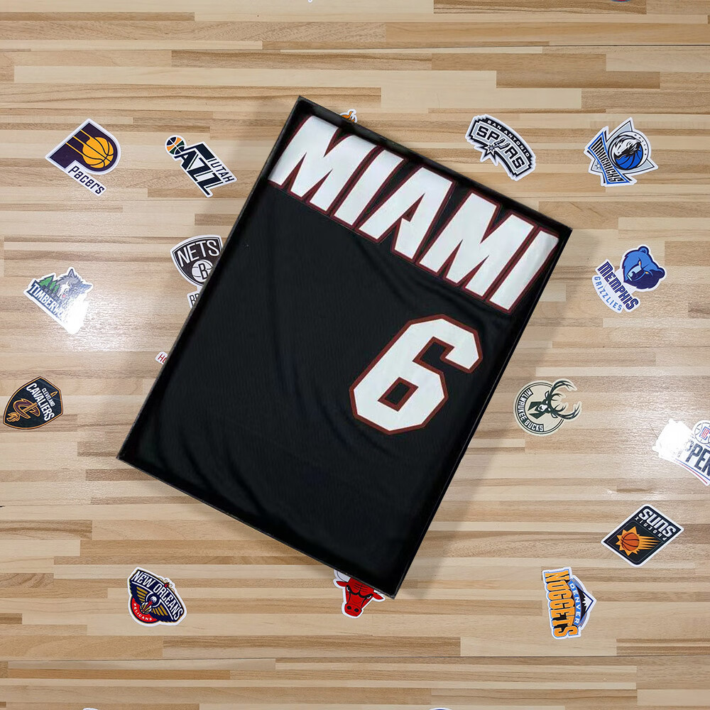 筱琰热火队3号韦德wade球衣6号球衣热压城市版男女投篮球服迈阿密