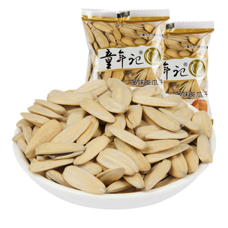童年記瓜子多味香瓜子獨立小包裝葵瓜子堅果炒貨年貨休閑網(wǎng)紅零食 1袋多味瓜子(白五香)500g