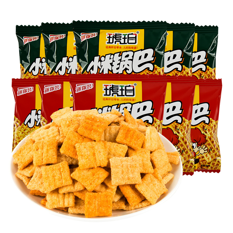 琥珀小米锅巴牛肉味7g68包